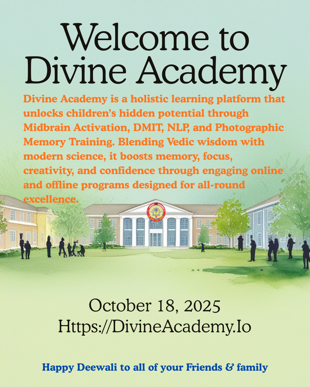 Happy Diwali from DivineAcademy.io !  instagram post welcome to divine academy (1)